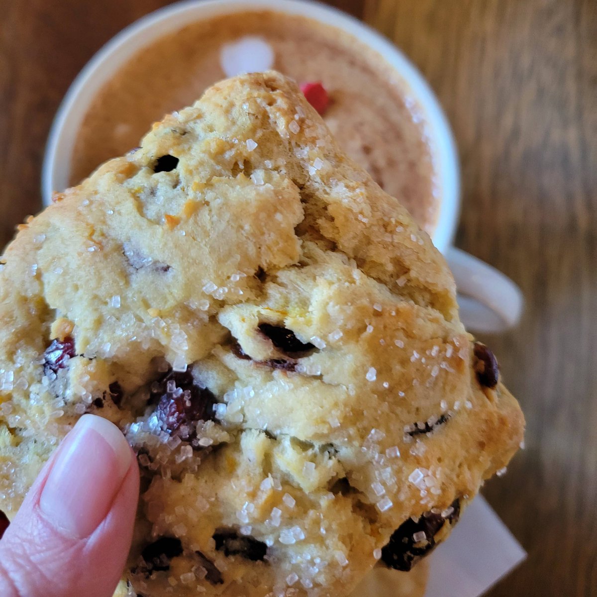 carnelianocc's tweet photo. Vegan Cranberry Orange Scones! Yum!
✌
❤
☕
#veganbaking #veganscone https://t.co/8hSsDSbCLG