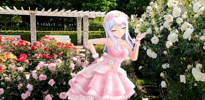 バラ園のtwitterイラスト検索結果 古い順