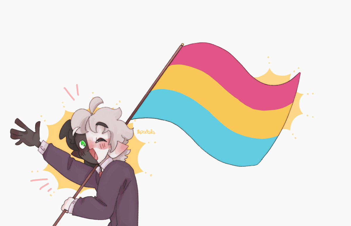 spadeia's tweet photo. happy pansexuality visibility day to my beautiful pan moots! you’re all so valid and loved and i hope you have a wonderful day today! https://t.co/KAVU646Rj9