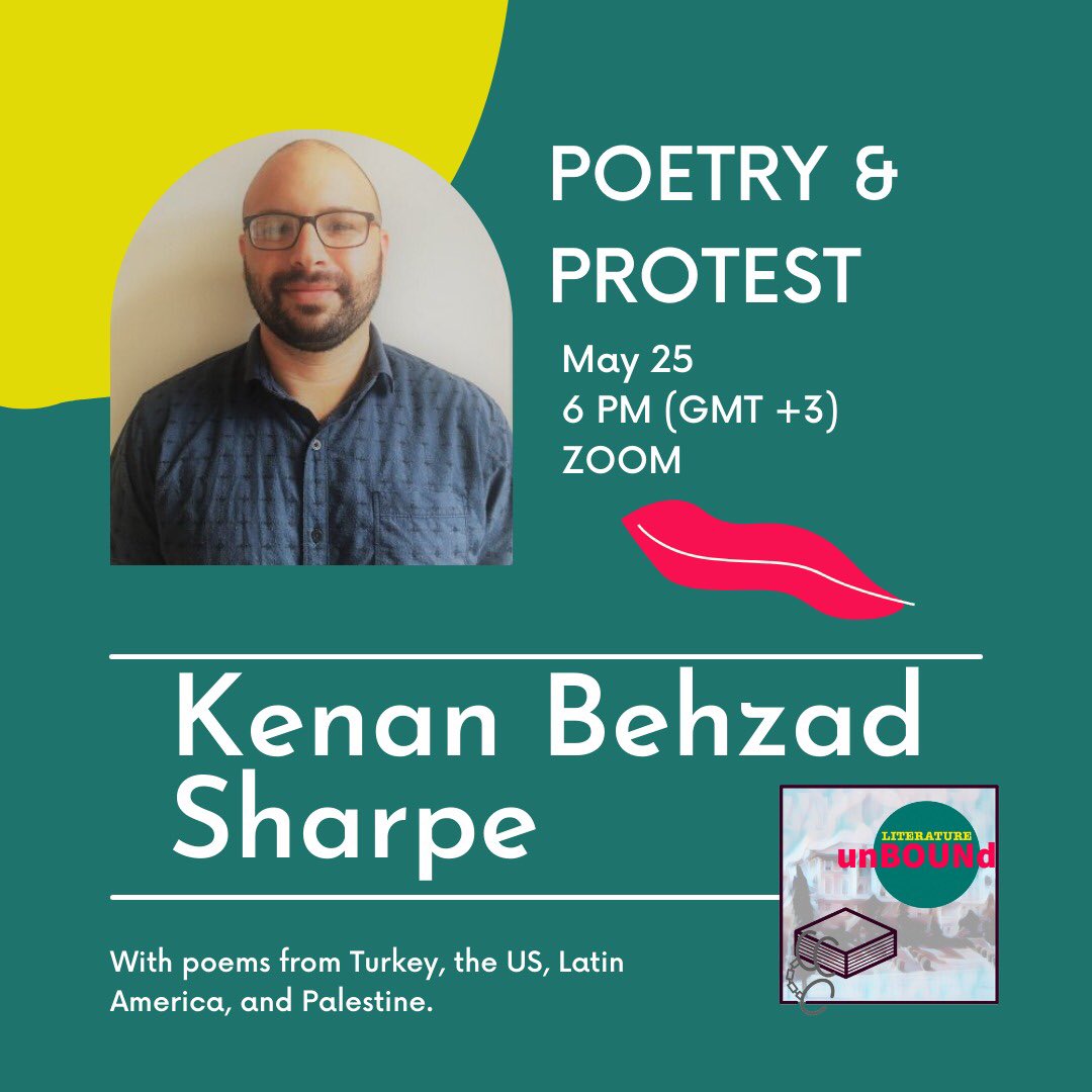 Tomorrow, we will have a discussion with <a href="/kenan_sharpe/">Kenan Behzat Sharpe</a> on protest culture and the importance of poetry in relating that experience. Join us in this amazing open lecture that will be held on 25 May 2021, 18:00 (GMT+3)! Here is the registration form: forms.gle/uU5DeKmNF4yBp9…