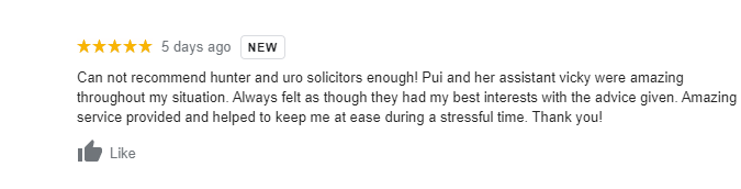 HunterUro's tweet photo. Another amazing review from one of our clients.

If you are in need of family law advice, call our team now to arrange a free 30 minute telephone consultation with our specialists to discuss your matter on 01234 889777 or e-mail us at info@hunteranduro.co.uk https://t.co/cXuWtL502t