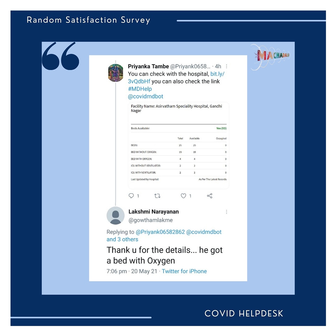 Covid Helpdesk tweet media