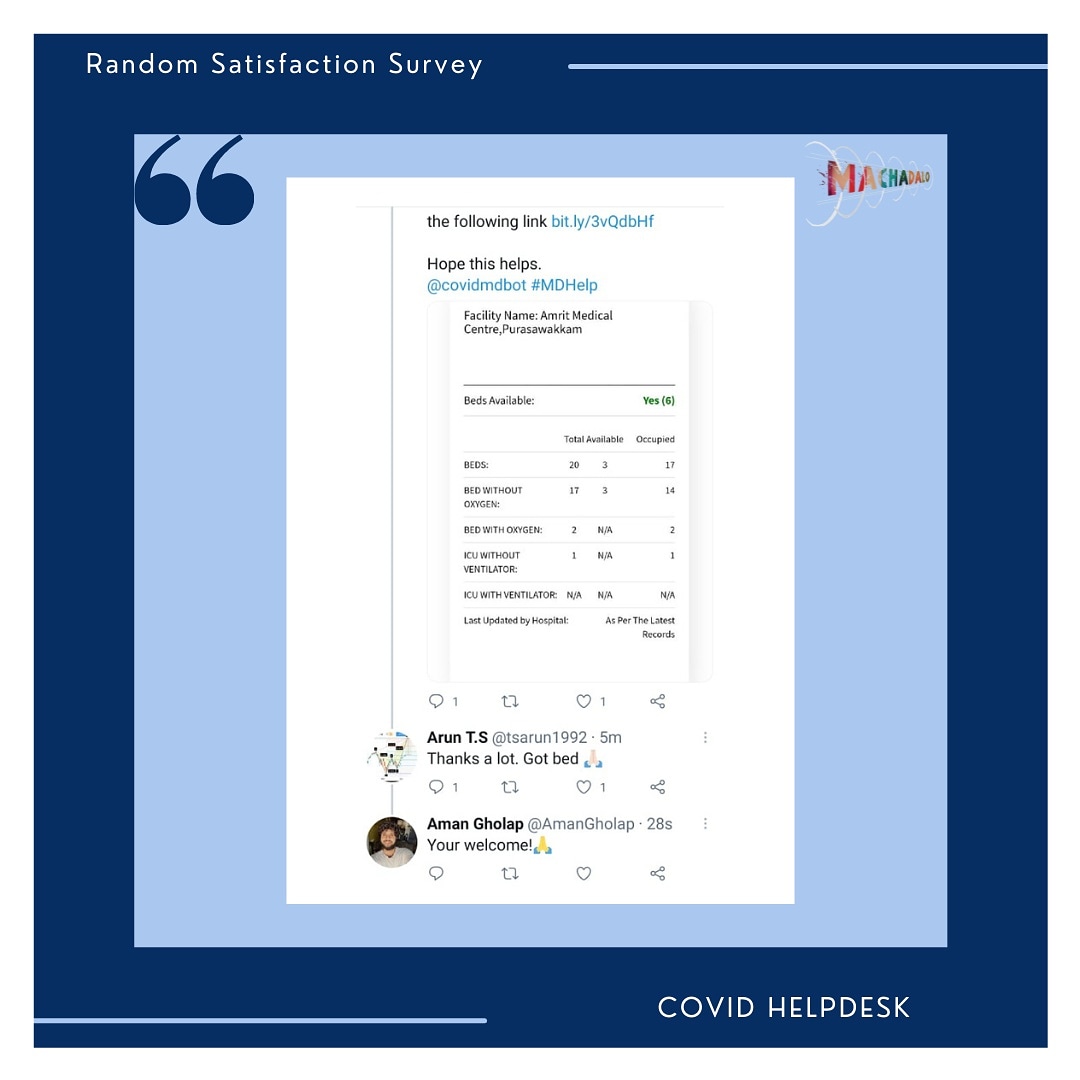 Covid Helpdesk tweet media