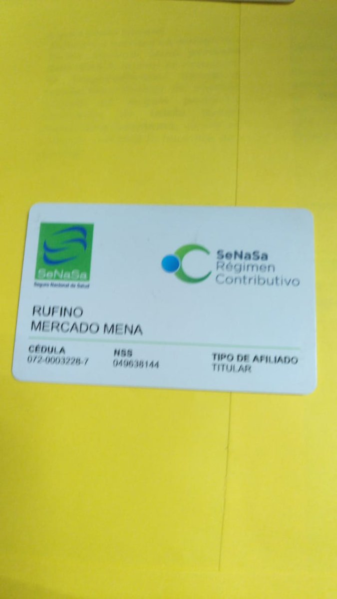 liranzo_mildred's tweet photo. @ARSSeNaSaRD @mivasquez00 @SISALRILRD @SNSRDO @raquelarbaje @PresidenciaRD @drmariolama @santiagohazim @hospitalcabral5 @ViceRDo @SaludPublicaRD @union_medica Se necesita la colaboración e intermediación del departamento de finanzas de @ARSSeNaSaRD con la Unión Médica de Santiago para que reconozcan que el seguro de Don Rufino Mercado aún tiene cobertura de un millón de pesos por alto  costo, agradecemos su ayuda. https://t.co/MDVRiBpQZM