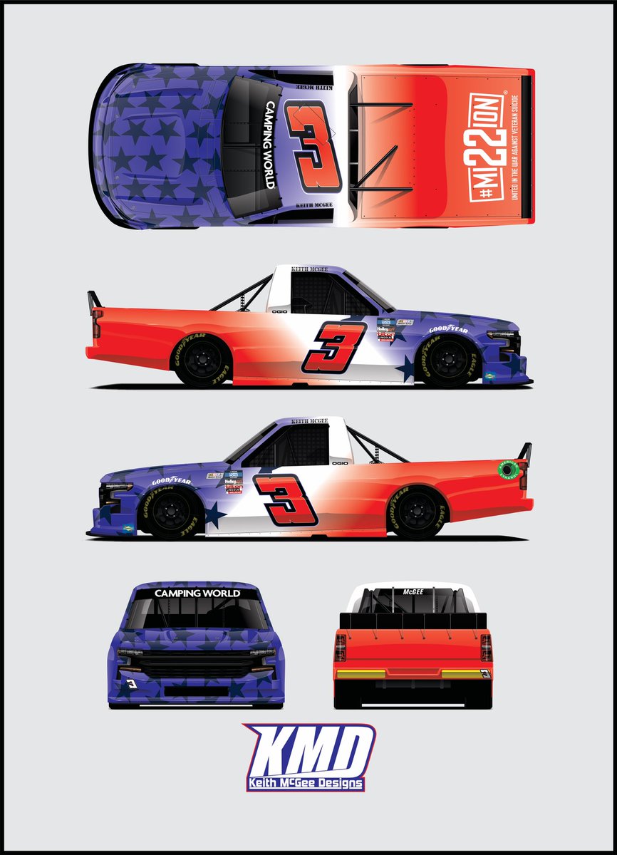keithmcgee907's tweet photo. Had a main sponsor back out last minute and I’m in need of a miracle. If anyone knows any Vet friendly companies that want to come on board the only disabled Vet in NASCAR’s truck for this Memorial Day race. I sure could use the help. @Mission22 https://t.co/07kloCLKWz