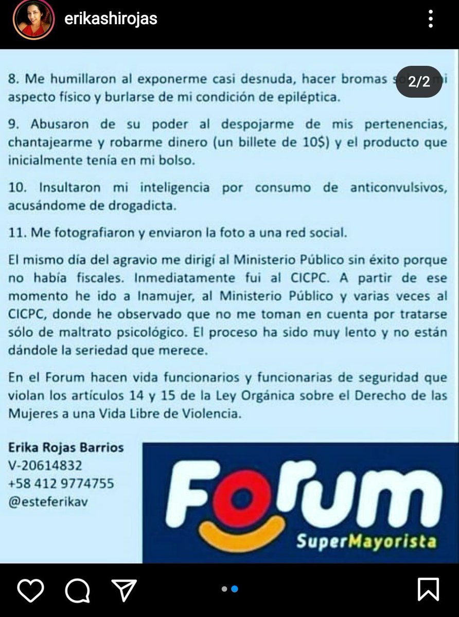 ReporteYa's tweet photo. #24May #Caracas #Denuncia
@ProtoElfo: Hace unos meses una de mis mejores amigas pasó un momento terrible en el Forum de San Bernardino.

Las denuncias no han sido escuchadas, todo sigue impune y con pinta de complicidad por parte de las autoridades.
Esto también es violación. https://t.co/9YW9wta4rj