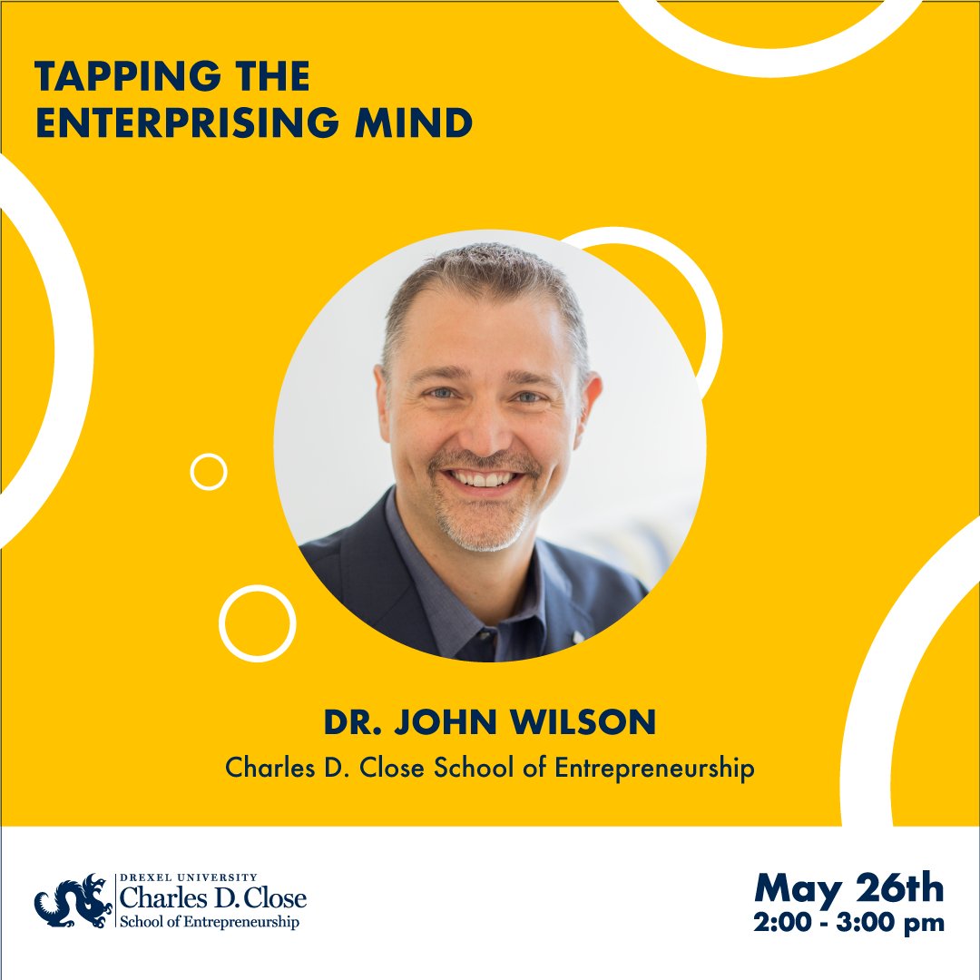 TheCloseSchool's tweet photo. These days, everyone is looking for a competitive advantage. Join Professor John Wilson for a discussion on how entrepreneurship is effectively applied internally within an organization. Register for the free webinar: Tapping The Enterprising Mind here: https://t.co/RlAxq3xwhI https://t.co/i4YGkkdpcc