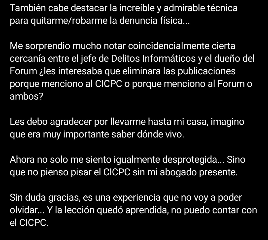 ReporteYa's tweet photo. #24May #Caracas #Denuncia
@ProtoElfo: Hace unos meses una de mis mejores amigas pasó un momento terrible en el Forum de San Bernardino.

Las denuncias no han sido escuchadas, todo sigue impune y con pinta de complicidad por parte de las autoridades.
Esto también es violación. https://t.co/9YW9wta4rj