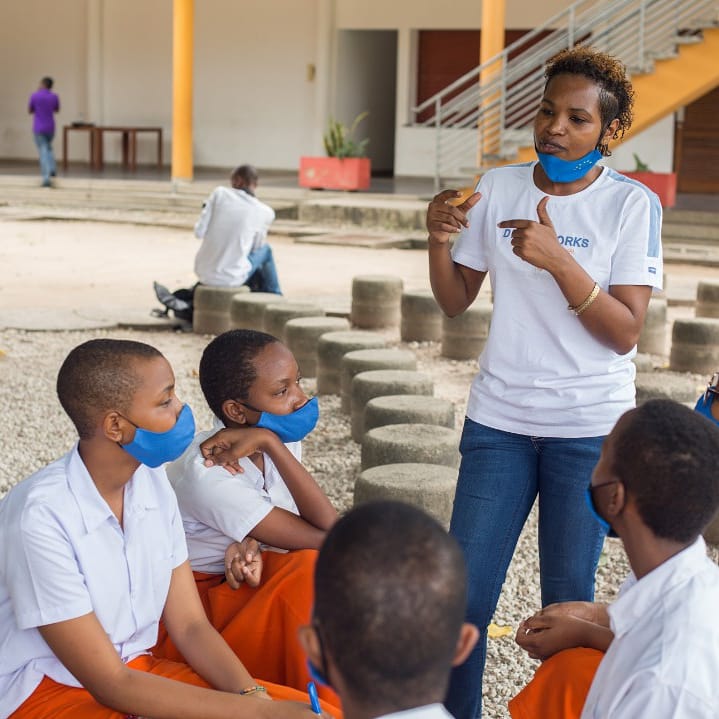 Forumcctza's tweet photo. Climate change Exhibition 2021: Youth engagement for community resilience building. #Together for a climate Neutral Future. Supported by the European union.

#Strongtogether,  
#EUin Tanzania https://t.co/NMrfOaMRok