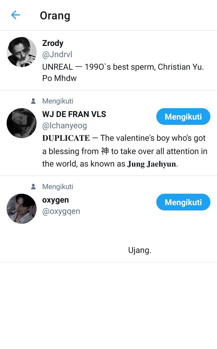 Join yok? 

Rep nick + usn sama rt aja