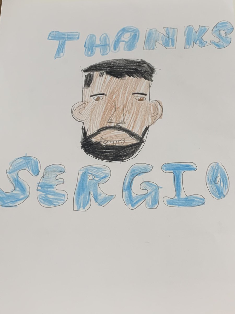 BenWw110's tweet photo. @aguerosergiokun  my Son Jack wanted to say thank you for all the goals you’ve scored for city.  He’s going to miss watching you https://t.co/KtEt2I8Vxl