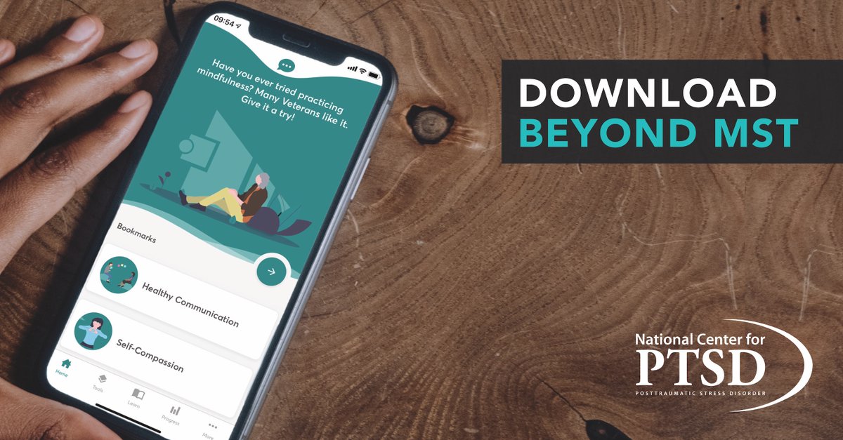 تويتر Nat L Ctr For Ptsd على تويتر The Beyond Mst Mobile App Can Help Survivors Cope With Challenges And Improve Their Health Relationships And Quality Of Life Download Today T Co Iqezqapyf3 Mobilementalhealthmonday