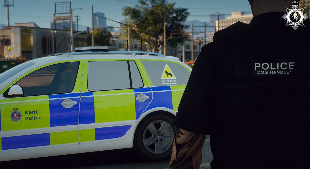 KRPC_TactOps's tweet photo. Well done to our newest dog handler PC C. Hillbrook  @KRPC_9450
With his new companions 
Echo and Roxi.

Be safe out there! 
Welcome to the team!

#doghandler
#OneTeam
#4leggedfriends
#k9
#fictional 
#KENTRPC
#SSU

#10955 SSU https://t.co/Fn6B3nRlKp