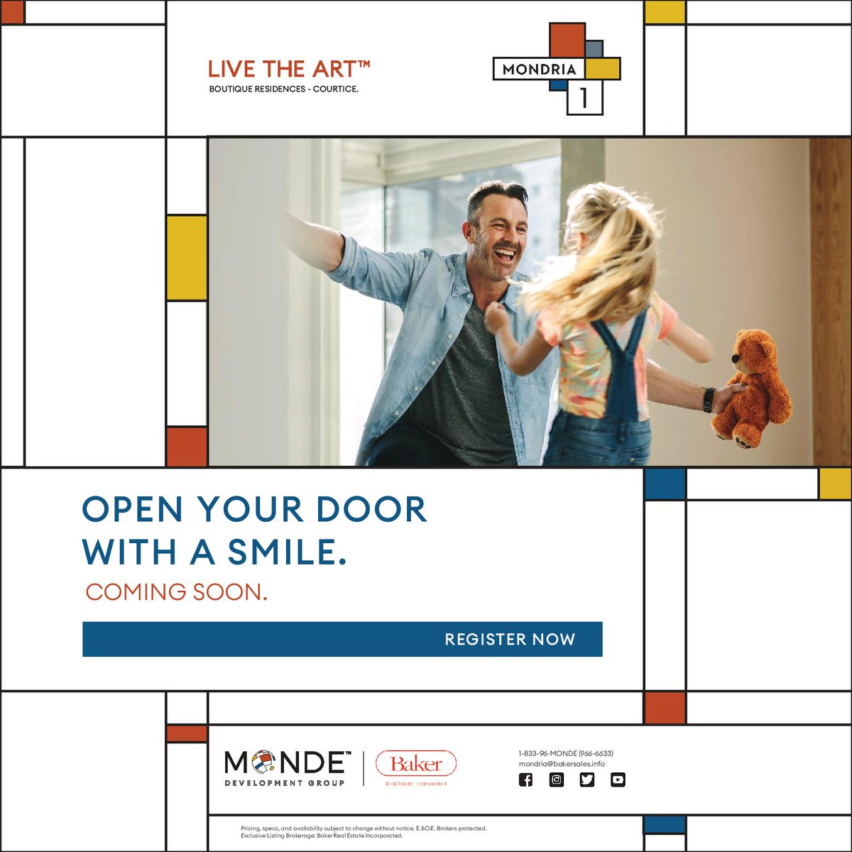 MDGCanada's tweet photo. Mondria 1 redefines modern living with cutting-edge Canadian smart technology and innovation. Our partnership with Toronto’s 1valet brings you the most convenient and high-tech living experience in the GTA.
Learn more: https://t.co/PVe0OKz5HA
#durham #condos #clarington #condo https://t.co/TxvuIeBWCl