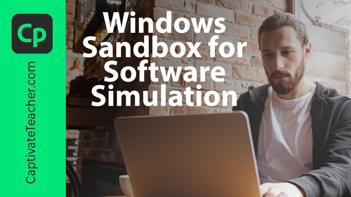 CaptivateTeachr's tweet image. How you can use the Windows Sandbox app for #AdobeCaptivate software simulation — CaptivateTeacher.com bit.ly/32Guazb