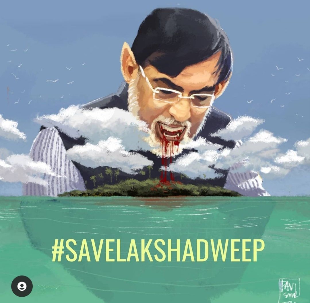 Alth7f's tweet photo. #SaveLakshadweep
#StandWithLakshadweep
#RITstandswithlakshadweep https://t.co/vv8WuZk1eP