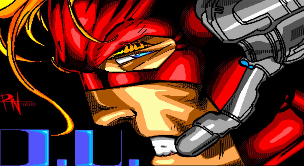 sixteencolors's tweet photo. Classic #RIPscrip by ReDMaN // ACiD (1994)
https://t.co/w8gC1Oaue8
#ansiart #ansi #ascii #asciiart #pixelart #textmode #textart #text #art #demoscene #bbs #retrocomputing #retrographics #8bit #8bitart #typography #graffiti #graffitiart #comicbooks #comicbookart #rip #vectorart https://t.co/4JstenOYmH