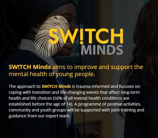 NathanSingleton's tweet photo. From the #SWITCHminds Year 1 interim evaluation: 62% of young people surveyed said the project gave them someone they could trust to ask advice from . https://t.co/bzQqAyoME4 #MentalHealthAwarenessWeek https://t.co/49XyLFPQ37