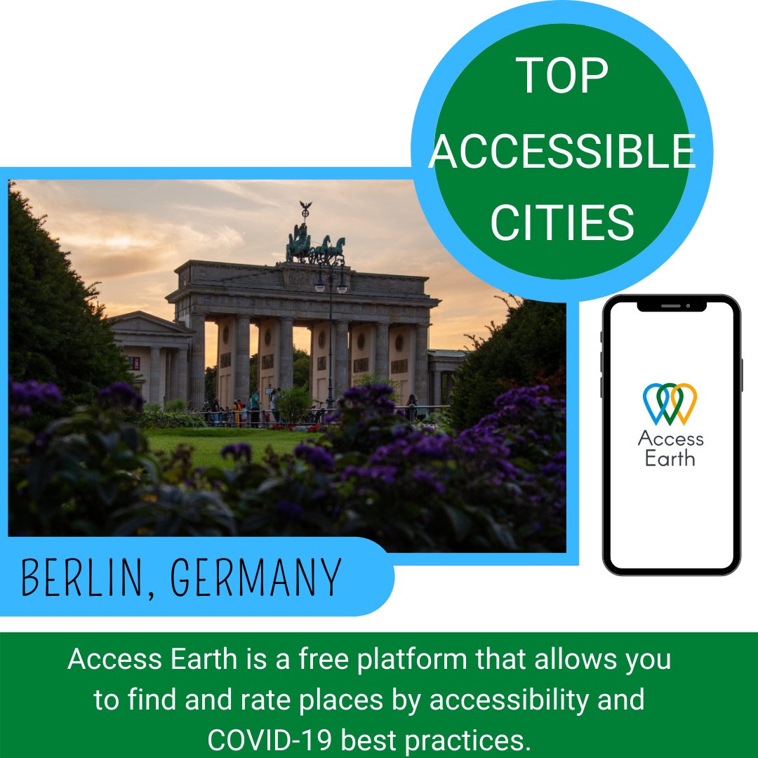 Access_Earth's tweet photo. Have you visited or live in Berlin? Let us know your experience with accessibility in this city by downloading Access Earth today.
#AccessAward #Accessibility #AccessibilityTravel #AccessibleVacations #AccessibilityForAll #AccessibilityMatters #Berlin #TravelGuide #Germany. https://t.co/MetSsqPznv
