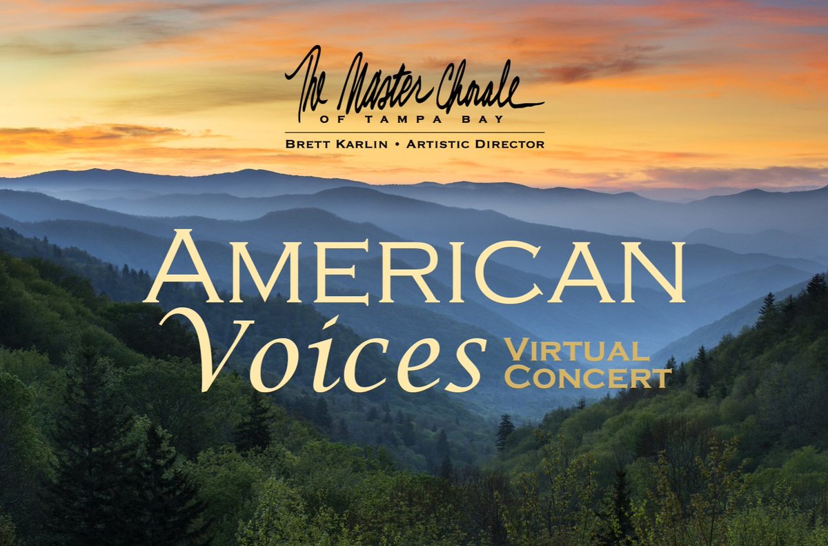 On-Demand Access Ends TODAY!
American Voices Virtual Concert 
Purchase Access $10: masterchorale.com/americanvoices…
Watch this beautiful concert before it goes away!