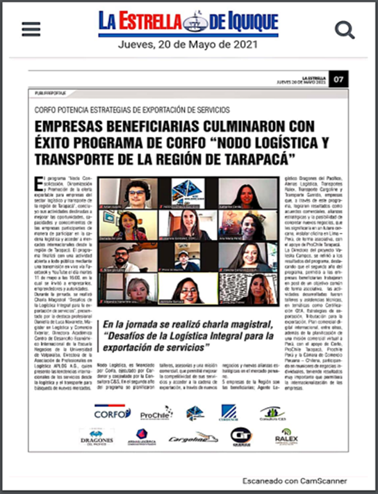 NodoLogistica's tweet photo. https://t.co/yHNLtcba9W
@Corfo @CorfoTarapaca  @ProChile @ProChile_T  @Cordenor https://t.co/aoFIgaVNkg
