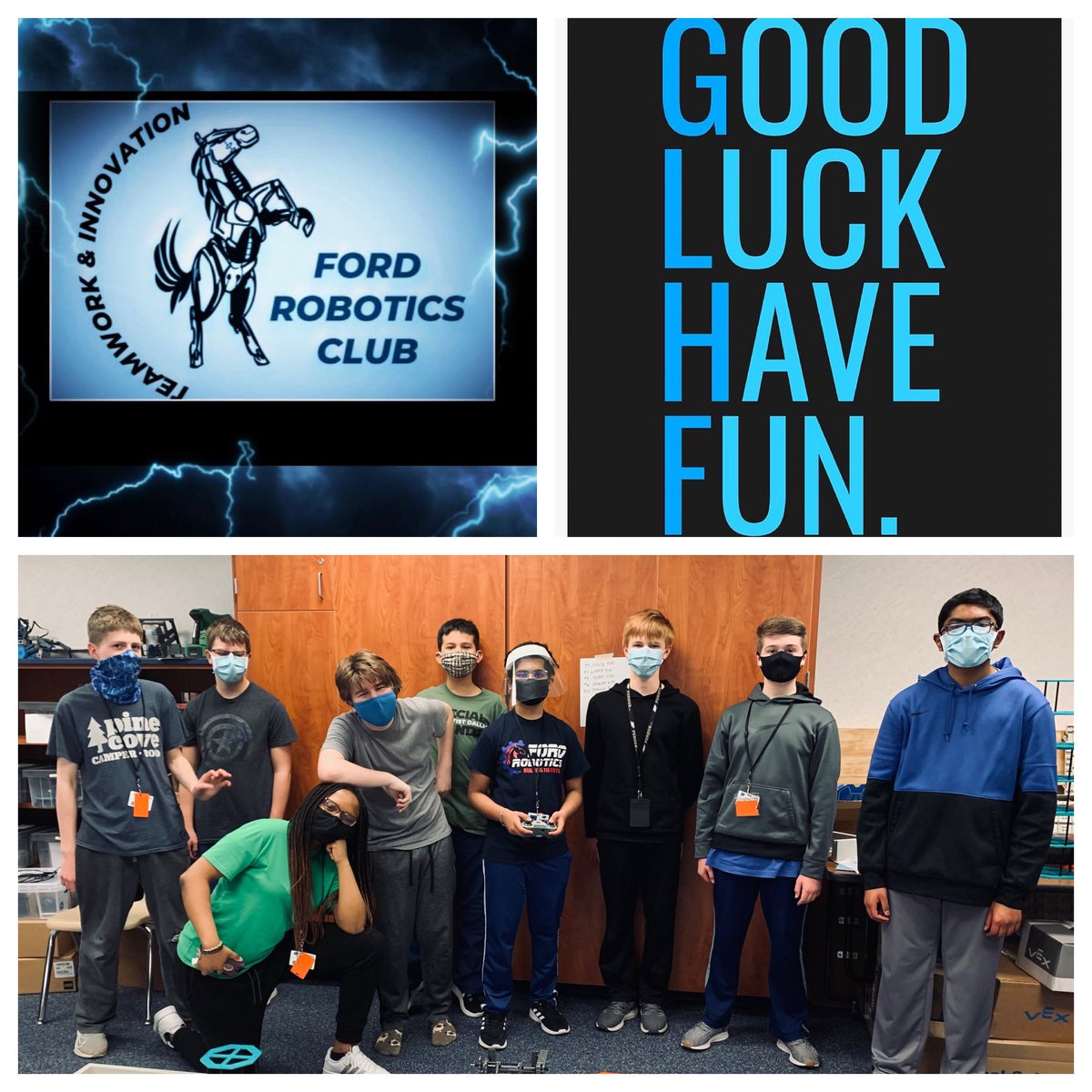 MsKelliHomeEc's tweet photo. GOOD LUCK to Ford Robotics Club as they compete against students around the globe at VEX World Competition! Brilliant minds working together to design beyond expectation, creating experiences to build on &amp; memories that will last a lifetime! @Allen_ISD @AISD_CTE @FordMustangsPTA https://t.co/sO0LPceuvK