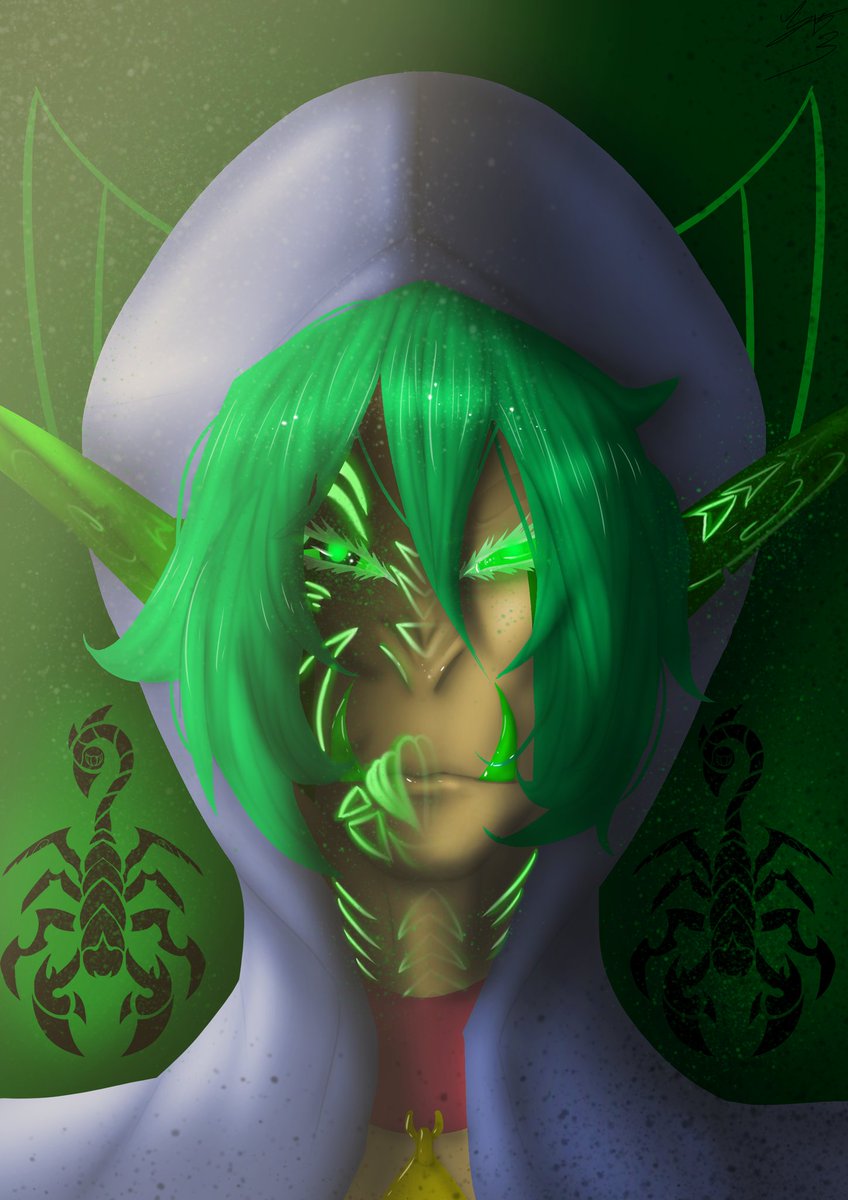 SmileMadmesis's tweet photo. #art #digitalart #digitalpainting #digitalillustration #digitaldrawing #digitaldraw #terrifying #crazyart  #creature #oc #creepyart #bodyart #bodypainting #photoshopart #photoshop #paintoolsaiart #paintoolsai #monster #paintoolsaiart #paint #terrifyingart #animal #tribale #green https://t.co/vkCpDJWHID