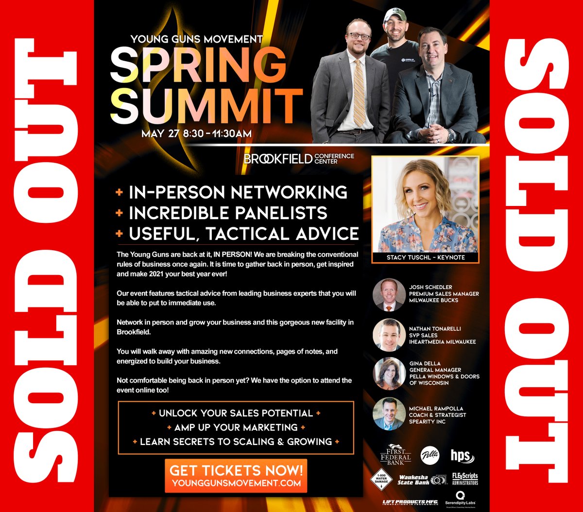 We are #soldout for our in-person event this Thursday.

Good news is you can still attend via the #Livestream 

Register:  eventbrite.com/o/young-guns-e…

#businessgrowth #sales #PersonalBranding