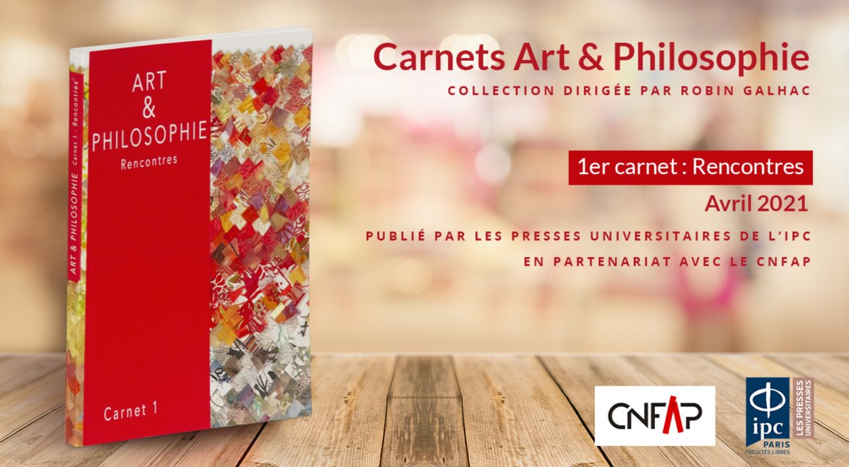 CNFAP1's tweet photo. Lancement de l'édition « Art &amp; Philosophie - Carnet 1 », qui rend compte   de nos rencontres/échanges avec des textes des philosophes Pierre DURRANDE et Robin GALHAC et des oeuvres d'artistes du CNFAP.
Informations à la page "Actualités":
https://t.co/SQBE7Uzo0E https://t.co/6QZTTeljmN