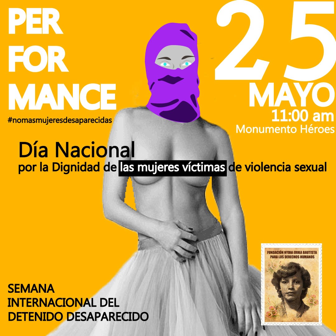 Por la búsqueda de las mujeres desaparecidas y la dignidad de las víctimas de violencia sexual
INVITA: Fundación Nydia Erika Bautista.  
En la Semana Internacional de las víctimas de desaparición forzada

#nomasmujeresdesaparecidas #BusquenlasYA
#SemanadelDetenidoDesaparecido