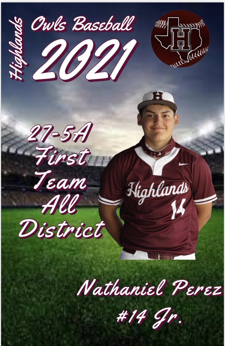 BaseballOwls's tweet photo. Congratulations to all of our 1st Team All District Selections. #WeWillBeBack #FlipThis @coachjuarez23 @CoachGAleman @HHSOwlAthletics @SAISDAthletics https://t.co/027MWg1c71