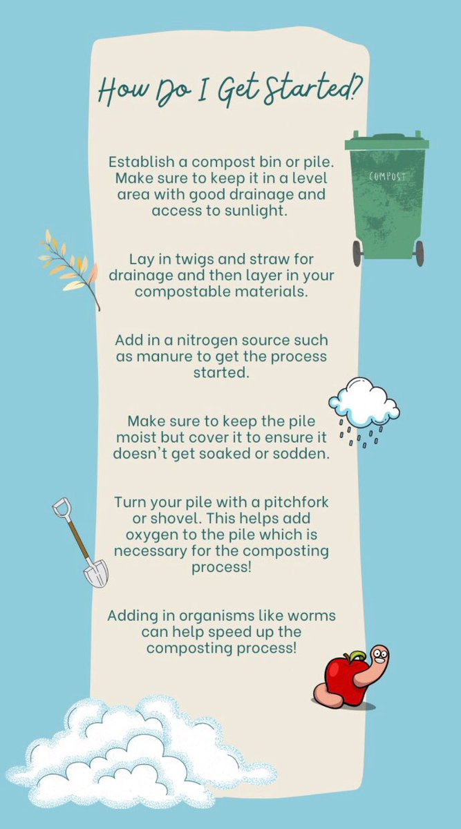 lhscommunitycl1's tweet photo. Learn to start composting today! And encourage your family and friend too! https://t.co/DcU0KNPtHy