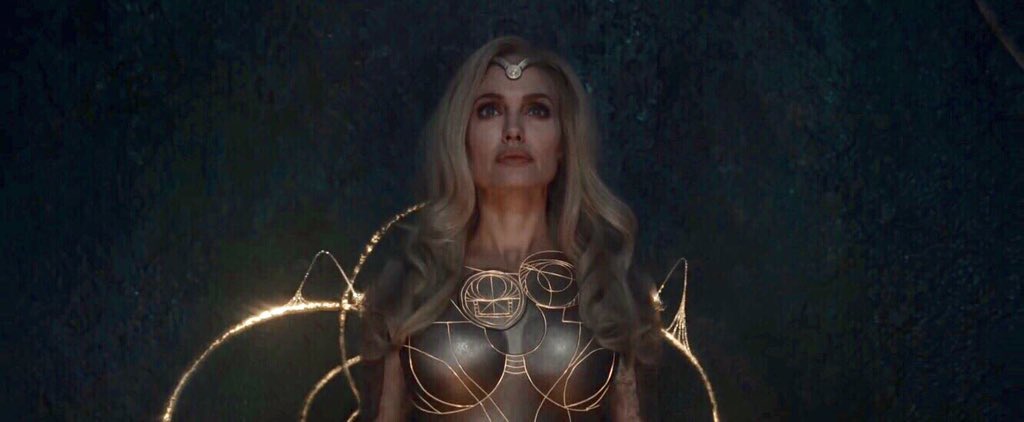bestofajolie's tweet photo. angelina jolie serving goddess content as thena in eternals trailer https://t.co/xS64kvlMeV