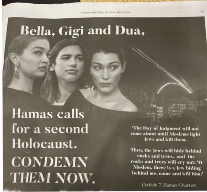 TurkiFlix's tweet photo. #NytimesAreRacist
#NytimesAreRacist we want an apology from you to everyone about the news of bella, gigi and dua!! @nytimes https://t.co/zHZcRSftkf