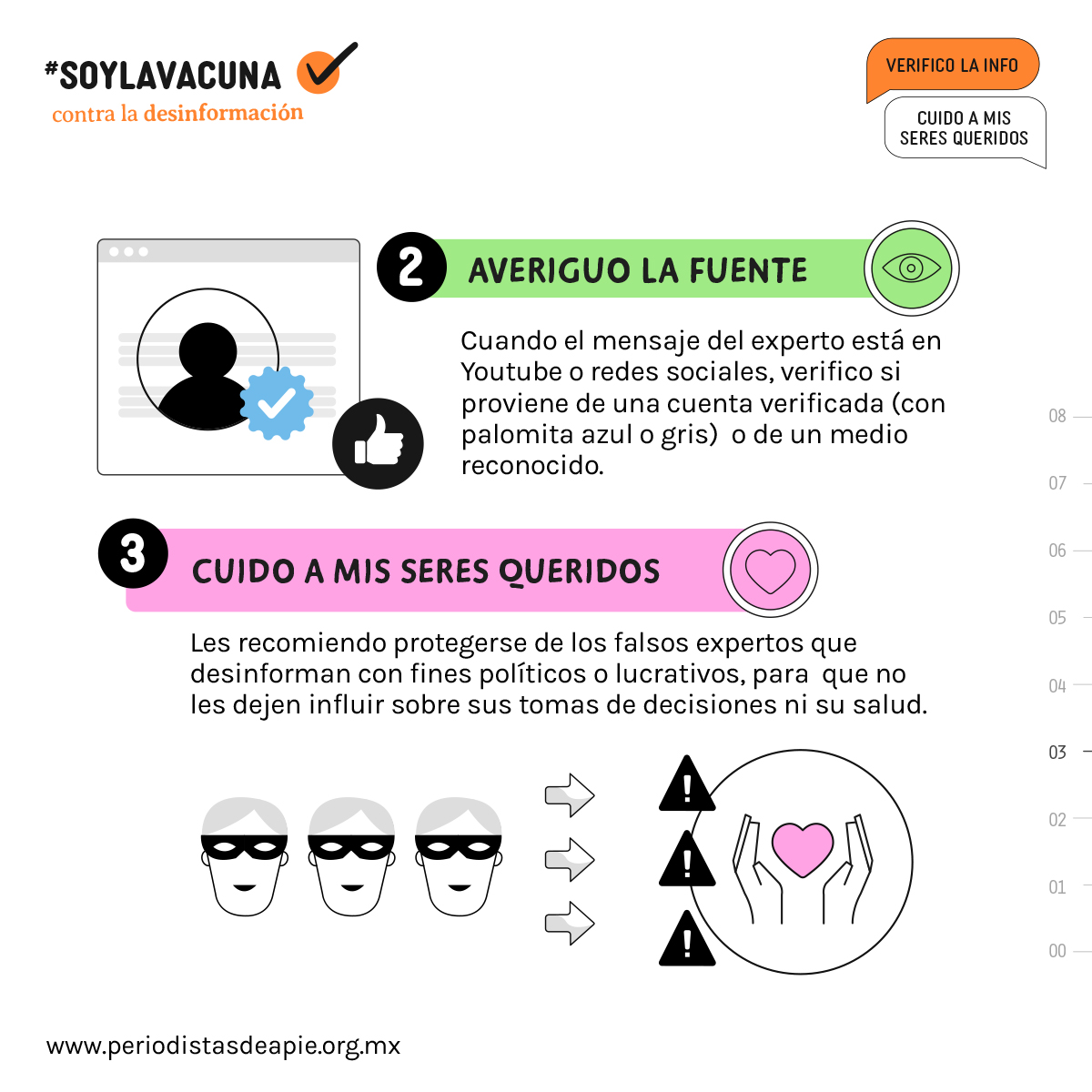 periodistasapie's tweet photo. ¿Les han llegado artículos sobre #Covid19 donde un supuesto experto “revela la verdad” sobre la vacuna?

¿Cómo podemos saber si esta información es verídica?

Sigue estos pasos, cuídate a ti y a tu familia.
#SoyLaVacuna contra la desinformación https://t.co/TpFRstNFHR