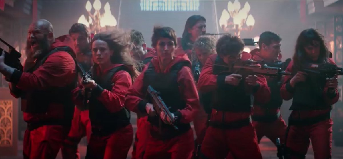 netflixreviewTH's tweet photo. มาแล้ววว! คลิปเปิดตัว 'ทรชนคนปล้นโลก (Money Heist)' ซีซั่น 5 นี่ไม่ใช่แค่การต่อสู้ แต่มันคือสงคราม พบกับพาร์ทแรก วันที่ 3 กันยายนและพาร์ทที่ 2 วันที่ 3 ธันวาคมนี้ ใส่หน้ากากพร้อมออกปล้นครั้งสุดท้าย! ทาง Netflix https://t.co/HWy40mwJDM https://t.co/butKwNnRhS