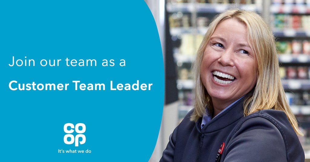 👋 We’re recruiting for Team Leaders to join our <a href="/coopuk/">Co-op</a>. 
🌍 You’ll lead a team making a difference in the community. 
➡️ Join us: jobs.coop.co.uk/search-jobs/Cu…