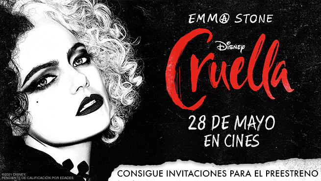palacioprensa's tweet photo. ¡Este jueves 27 de mayo a las 19:30h te invitamos al Preestreno de #Cruella 🖤 gracias a @disneyspain! 

PARTICIPA 
Sigue a @palacioprensa + ❤️ + RT + Menciona a quién te gustaría llevarte al preestreno de #Cruella 

Cierre sorteo jueves 27 a las 10h
Sorteo de 5 entradas dobles https://t.co/IDMLXKGoZF