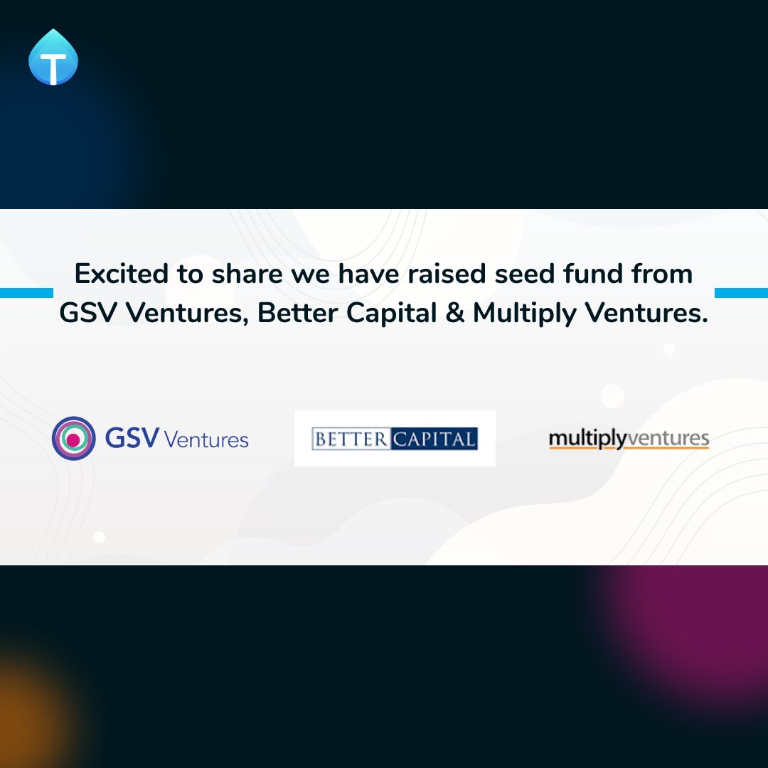 tekie_in's tweet photo. We’re proud to share that we’ve raised our seed round from GSV Ventures, Better Capital and Multiply Ventures. This encourages us to strive harder to create products and courses that our students love.
 
Read more here - https://t.co/mrxTZoQK6j

#tekie #edtech https://t.co/8OFSGuDlCm