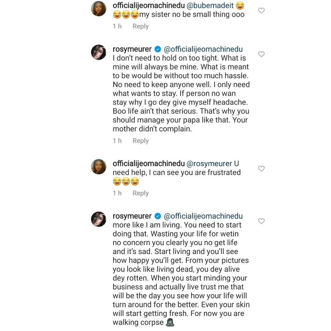 sopupdates_'s tweet photo. Actress, Rosy Meurer responds to an IG user who asked if her husband, Olakunle Churchill, ‘lasts two seconds’.
#sopupdates #rosymeurer #olakunlechurchill #marriage #instagramuser #trolls #entertainmentnews https://t.co/ilOzSotDgB
