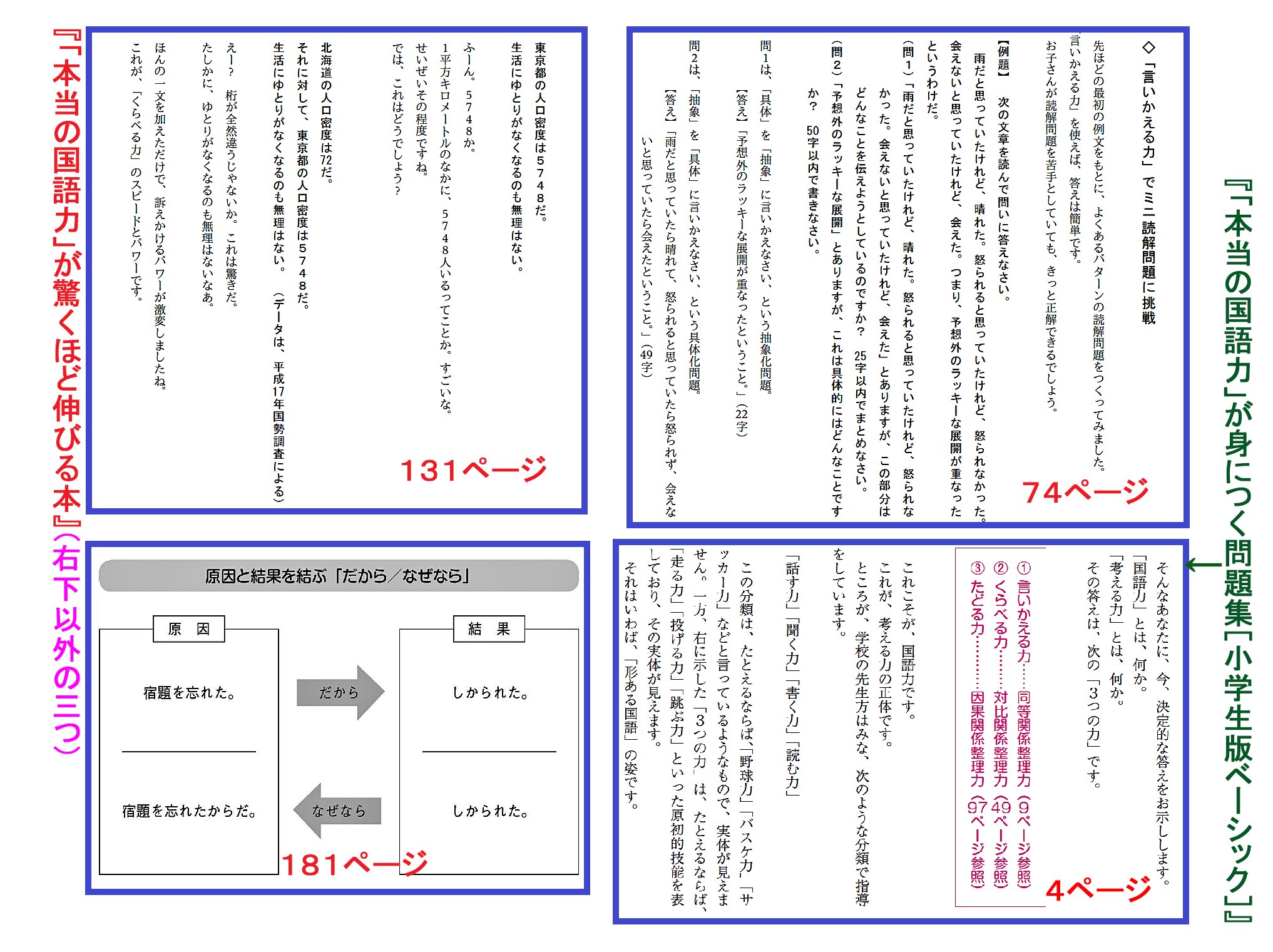 ぴぐまりおん ワンランク上の思考力の算数と国語 上級編 vol.1 2冊