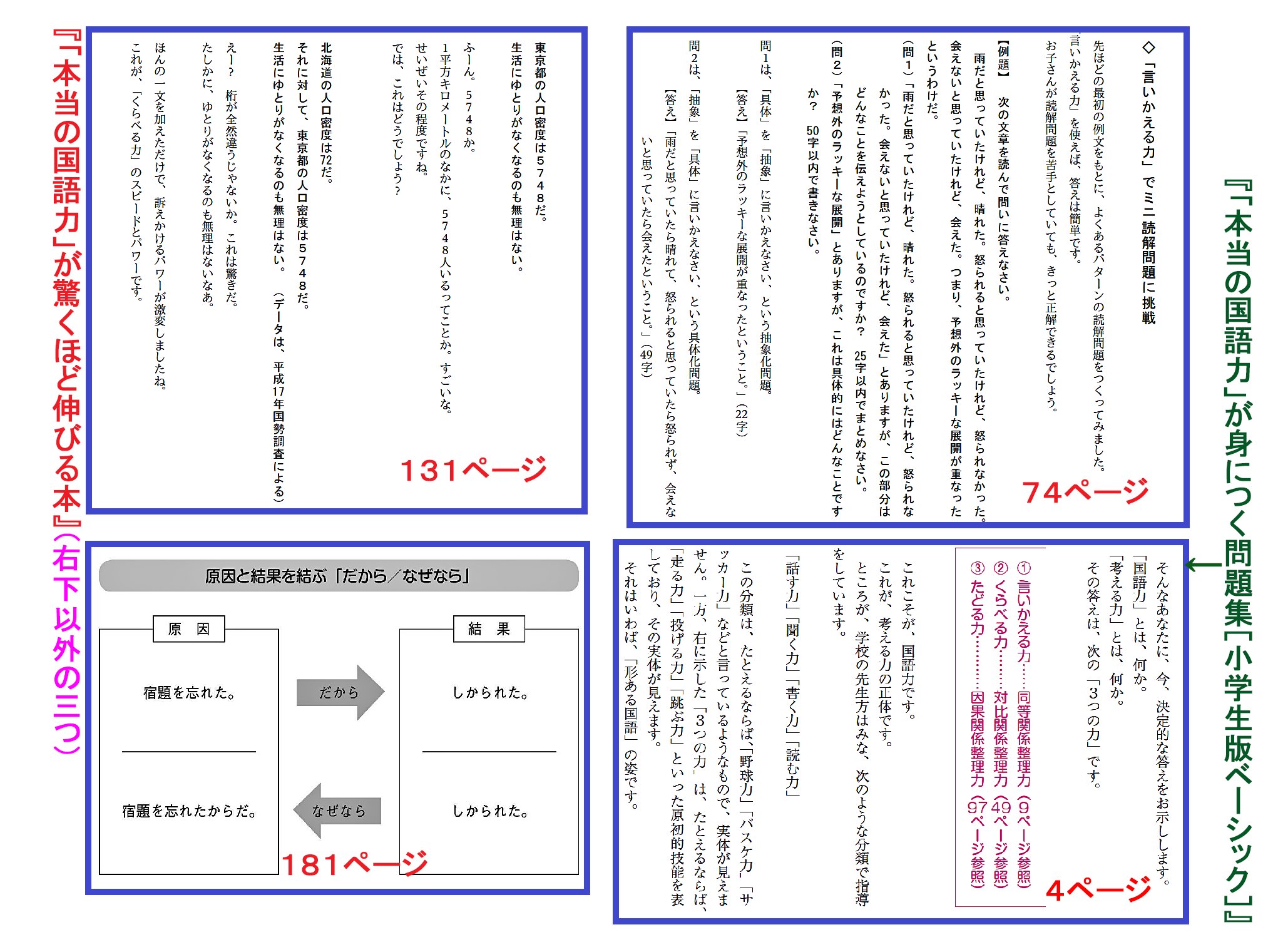 ふくしま式「本当の国語力」が身につく問題集 小学生版ベーシック 3