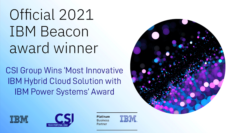 IBMPartners's tweet photo. @csiltd winner of 2021 #IBMBeaconAwards for Most Innovative #HybridCloud solution with #IBMPowerSystems developed a solution to enable #ISVPartners to modernise mission-critical apps by using @openshift, #IBMPowerSystems #VirtualServer and #IBMCloudPak. 
https://t.co/m9gBPERii4 https://t.co/clYwBLREnb