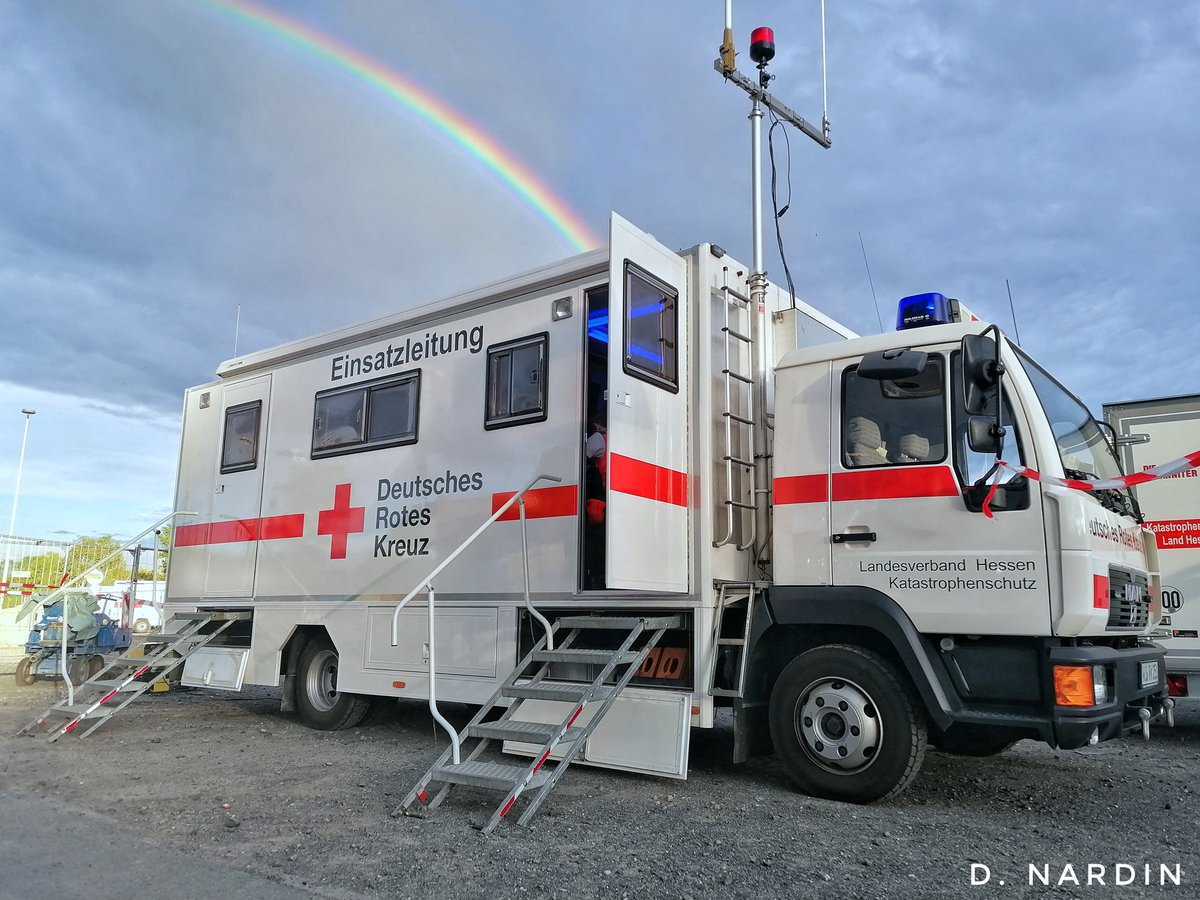 Premiere - erstmalig wurde letzte Woche Einsatzalarm für den #ELW2 der #DRK-Landesverstärkung Hessen ausgelöst. Da hat sich die strategische Vorarbeit seit meiner letzten Hospitation in #Frankfurt zu einem starken Erfolg entwickelt. Danke allen Einsatzkräfte! ❤🔥#Bombensprengung