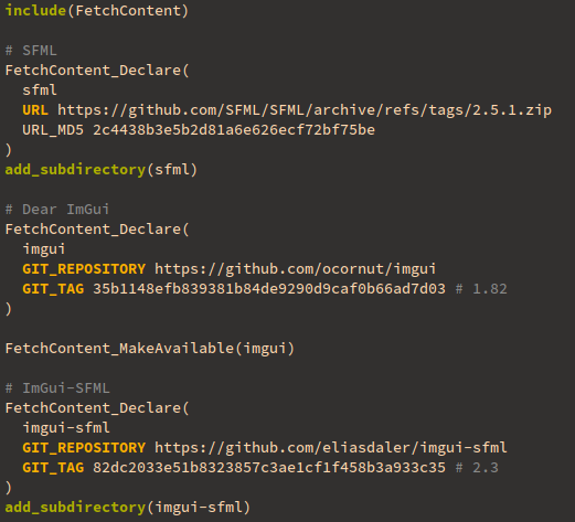 EliasDaler's tweet image. Using CMake and managing dependencies (using FetchContent).
eliasdaler.github.io/using-cmake/

This article took a long time to write. Hope you find it useful!

#cpp #programming #cmake