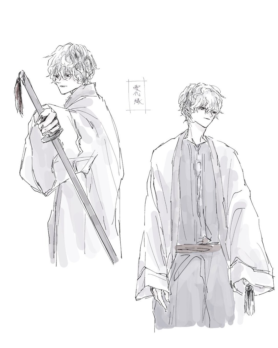 タッセル(?)ついてるの好きすぎる倭刀かっこいい🙏
衣装は白いのがすき 
