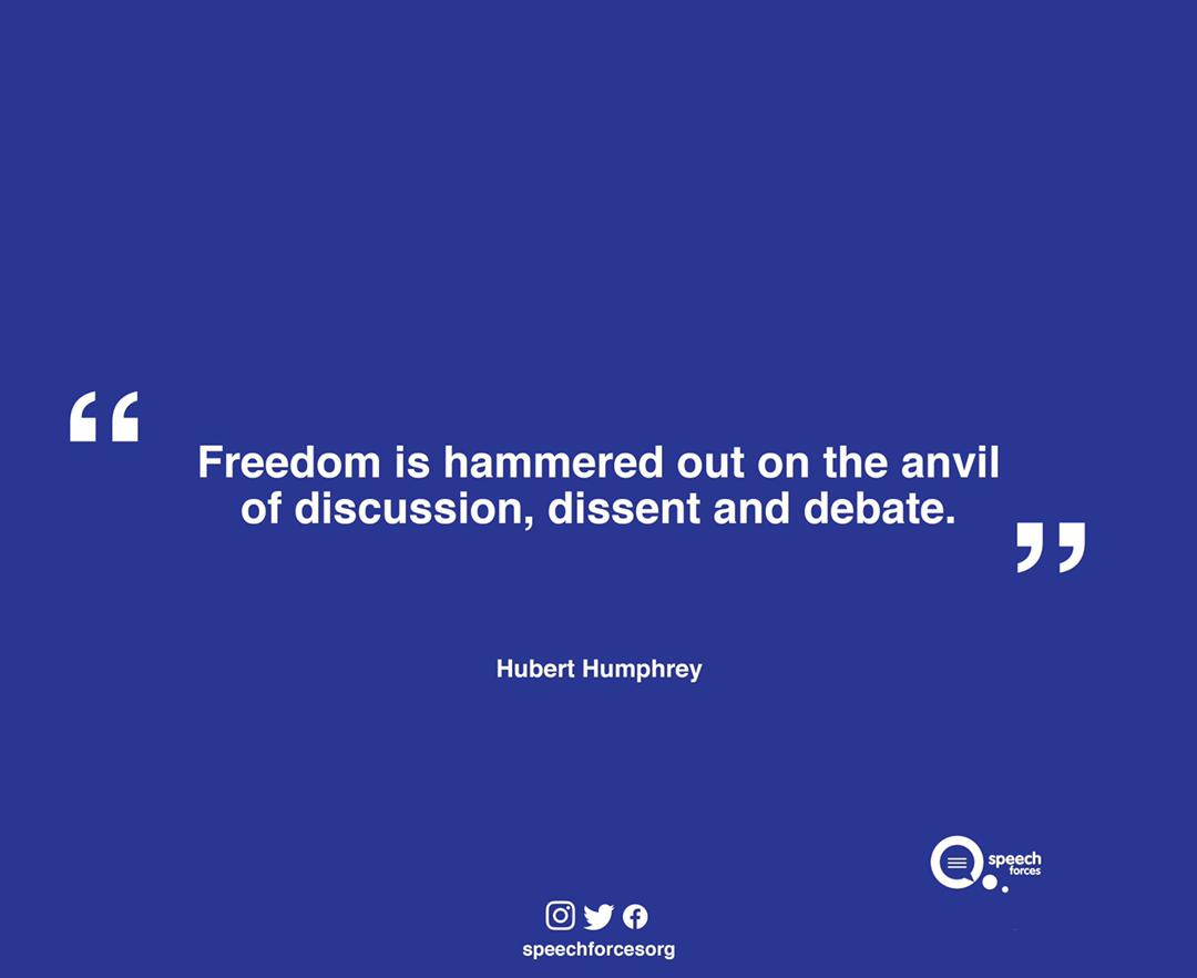 speechforcesorg's tweet photo. What does freedom mean to you?
For us, it means an enabling environment to challange norms and a constant interrogation of the things we truly believe in.
#MondayMotivation #freedom #AccraOpen https://t.co/i2ZU5qB1r8