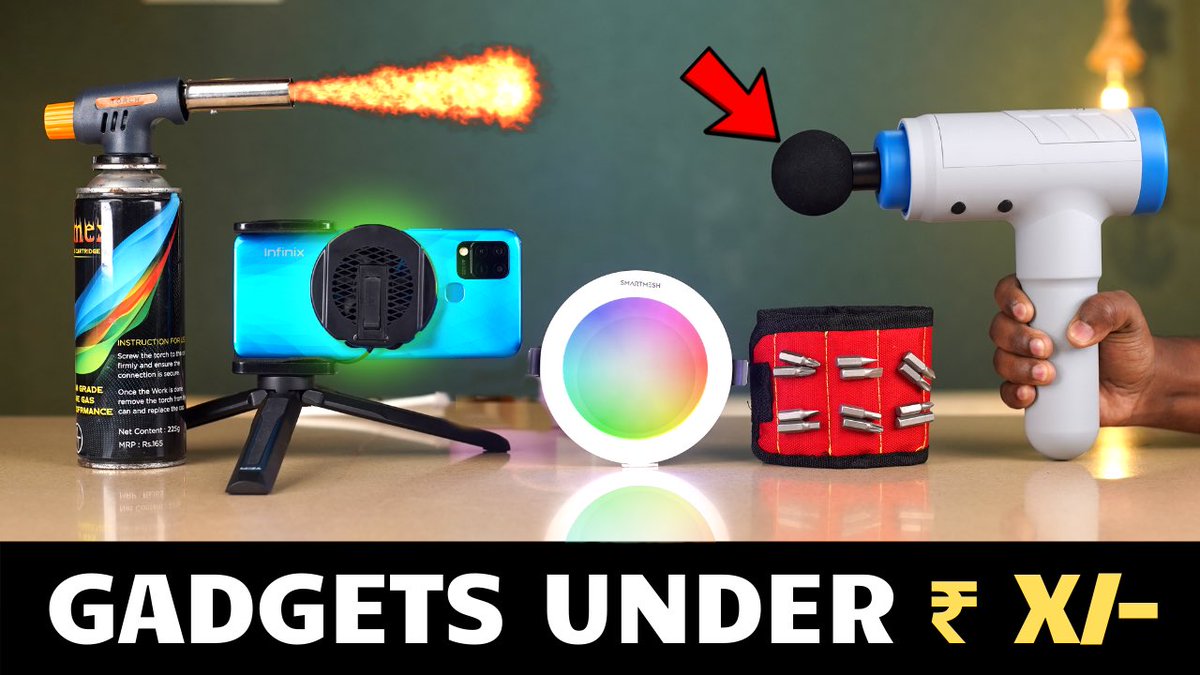 TechUnboxing5's tweet image. Unique Gadgets Under Rs X /- | Part 81 | Tech Unboxing 🔥 youtu.be/uZkOCuTjjSg 
#TechUnboxing