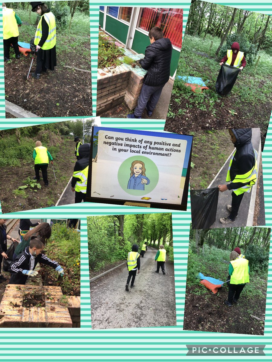 AbbeysL7's tweet photo. Looking at how we can make a positive contribution to our environment this afternoon ☺️ Great job litter picking and gardening L7 👏 https://t.co/G3CEBFM0oA