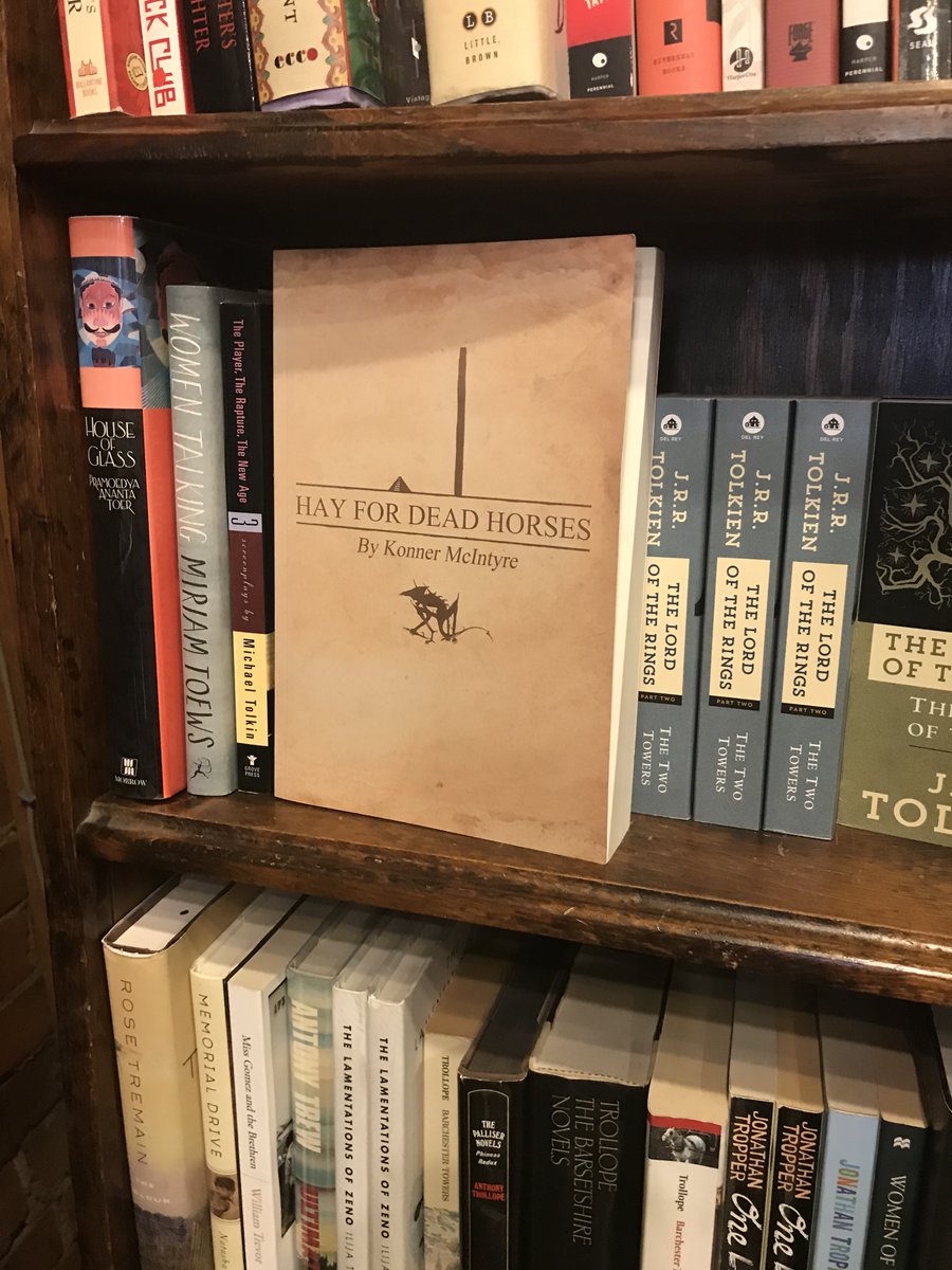 konner_mcintyre's tweet photo. Okay, so excited about this one. Trident Bookstore &amp; Cafe in Boulder is such a beautiful bookstore right on Pearl St. I am unbelievably fortunate that Hay gets to be on the shelf. If you haven't been, I highly recommend grabbing a book and a beer there.
#trident #book #boulder https://t.co/QOBROYgHJe